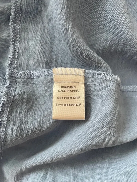 Inspired Hearts Light Blue Ruffle Midi Dress - Picture 5 of 5